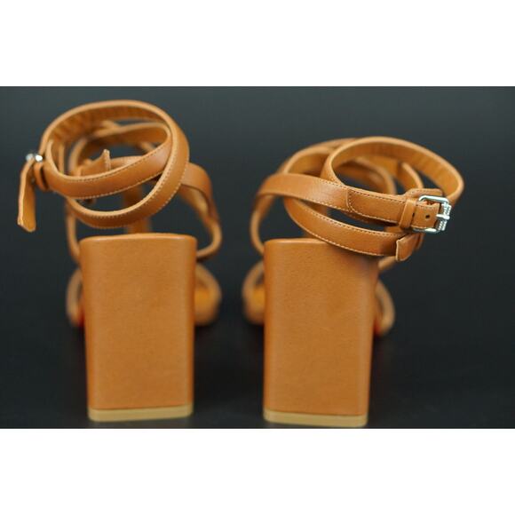 Christian Louboutin Bombinissima 85 Brown Leather Sandals SZ 36 NIB $945 - Picture 4 of 11